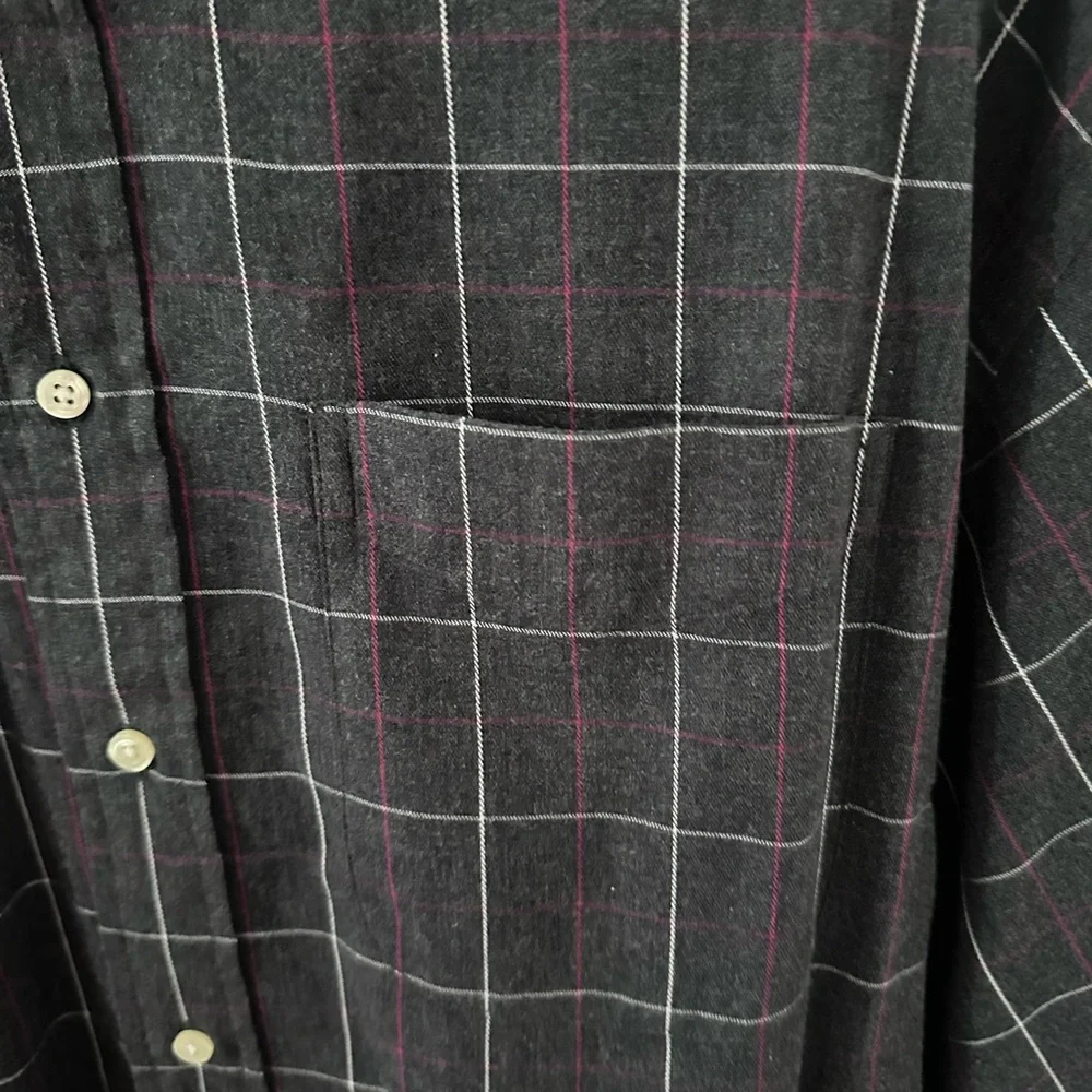 Tommy Hilfiger Brown Casual Button Down Shirt - Picture 3 of 4